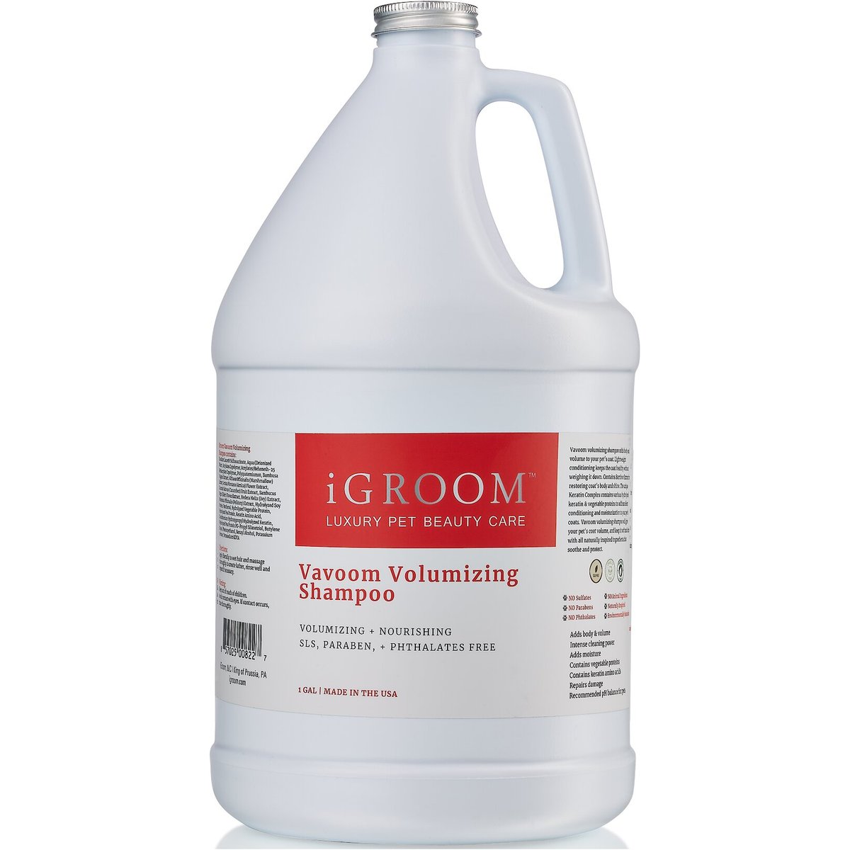 iGroom Vavoom Volumizing Dog Shampoo, 1-gal bottle, bundle of 2