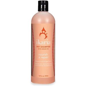 Ikaria Nourish & Repair Bergamont & Ginger Scent with Argan Oil Dog & Cat Shampoo, 16-fl oz bottle