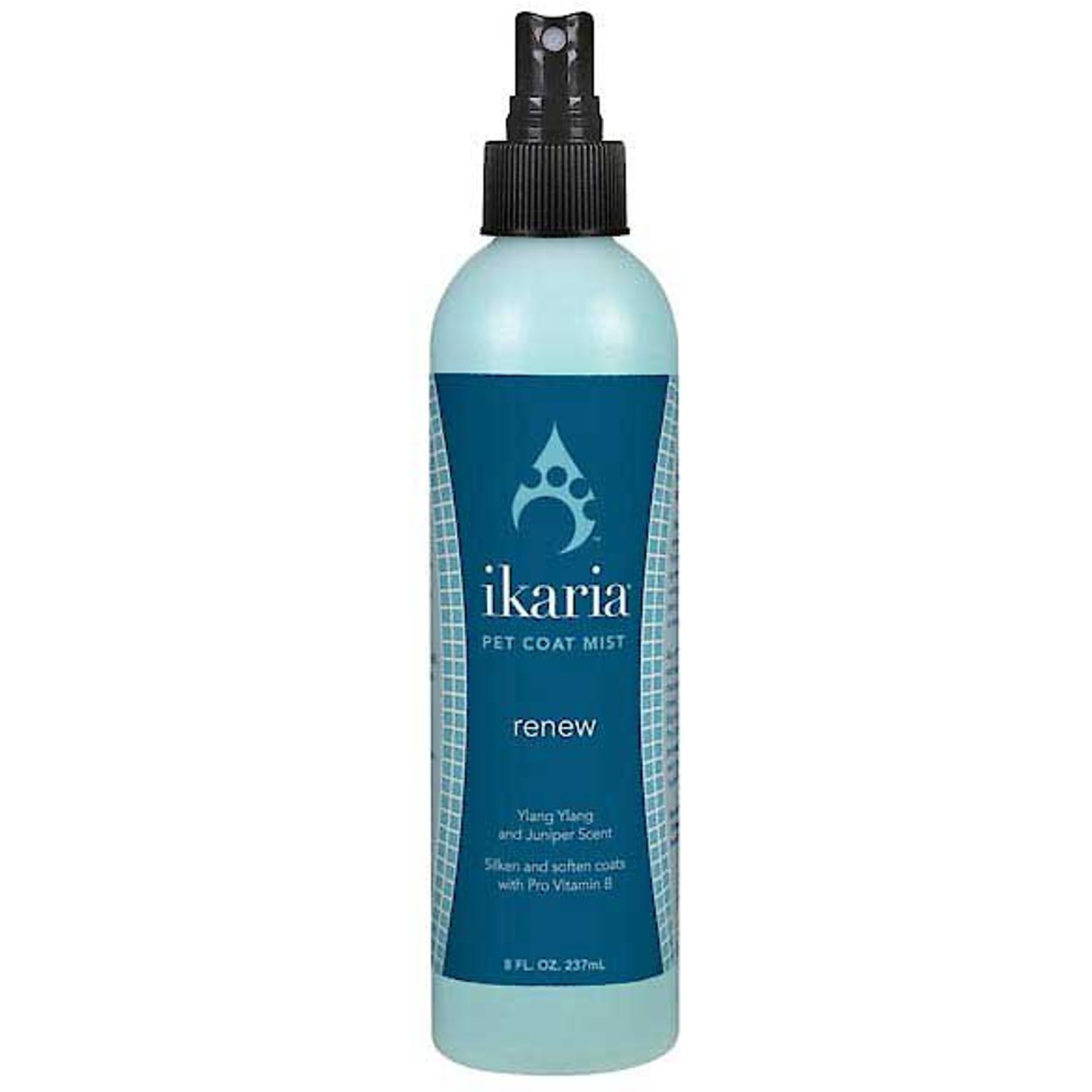 Ikaria Renew Ylang Ylang & Juniper Scent Coat Mist Dog & Cat Conditioner, 8-fl oz bottle