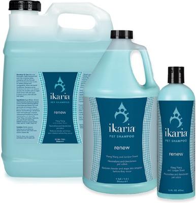 Show full view: Ikaria Renew Ylang Ylang & Juniper Scent Dog & Cat Shampoo, 1-gal bottle slide 3 of 3