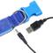 Show in main carousel: Illumiseen LED USB Rechargeable Nylon Dog Collar, Blue, X-Small: 9 to 13.7-in neck slide 7 of 10