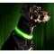 Show in main carousel: Illumiseen LED USB Rechargeable Nylon Dog Collar, Green, Large: 19 to 24-in neck slide 5 of 10
