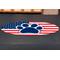 Show in main carousel: Imagine This Company American Flag Paw Print Magnet, Oval Shape slide 4 of 5