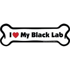 Imagine This Company Bone Magnet, Black Lab