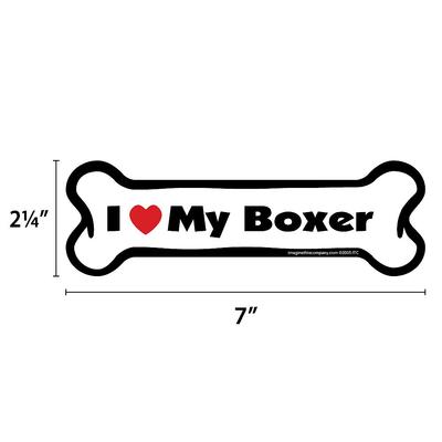 Show full view: Imagine This Company Bone Magnet, Boxer slide 2 of 6