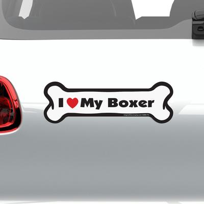 Show full view: Imagine This Company Bone Magnet, Boxer slide 3 of 6