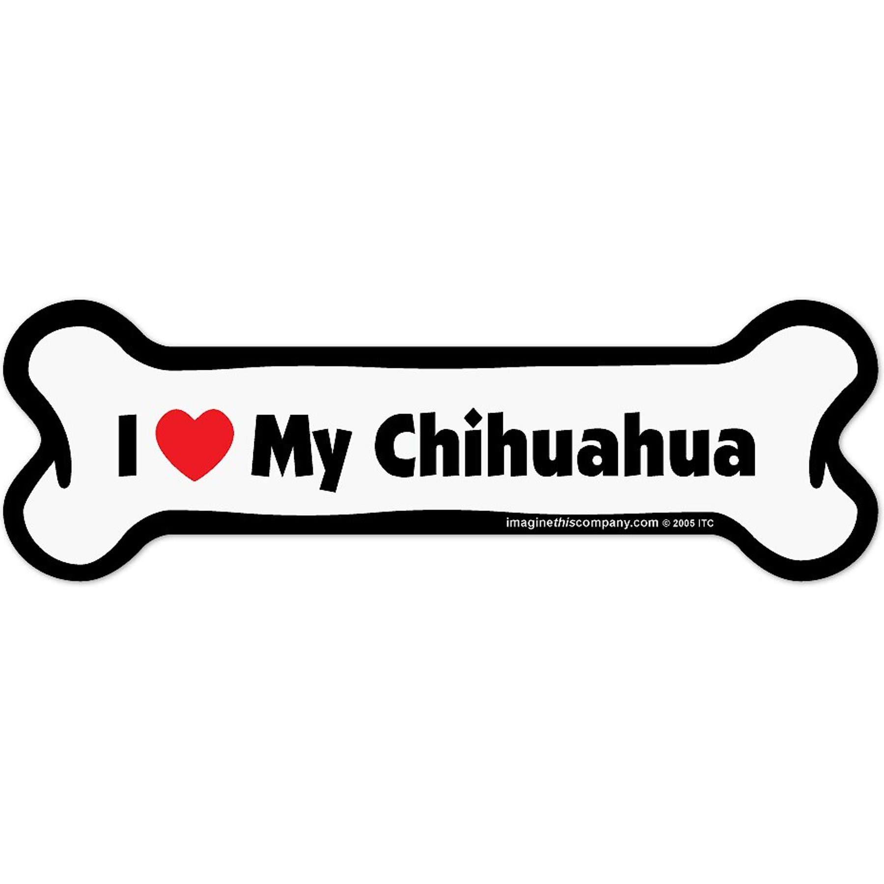 Imagine This Company Bone Magnet, Chihuahua