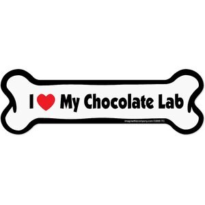 Imagine This Company Bone Magnet, Chocolate Lab