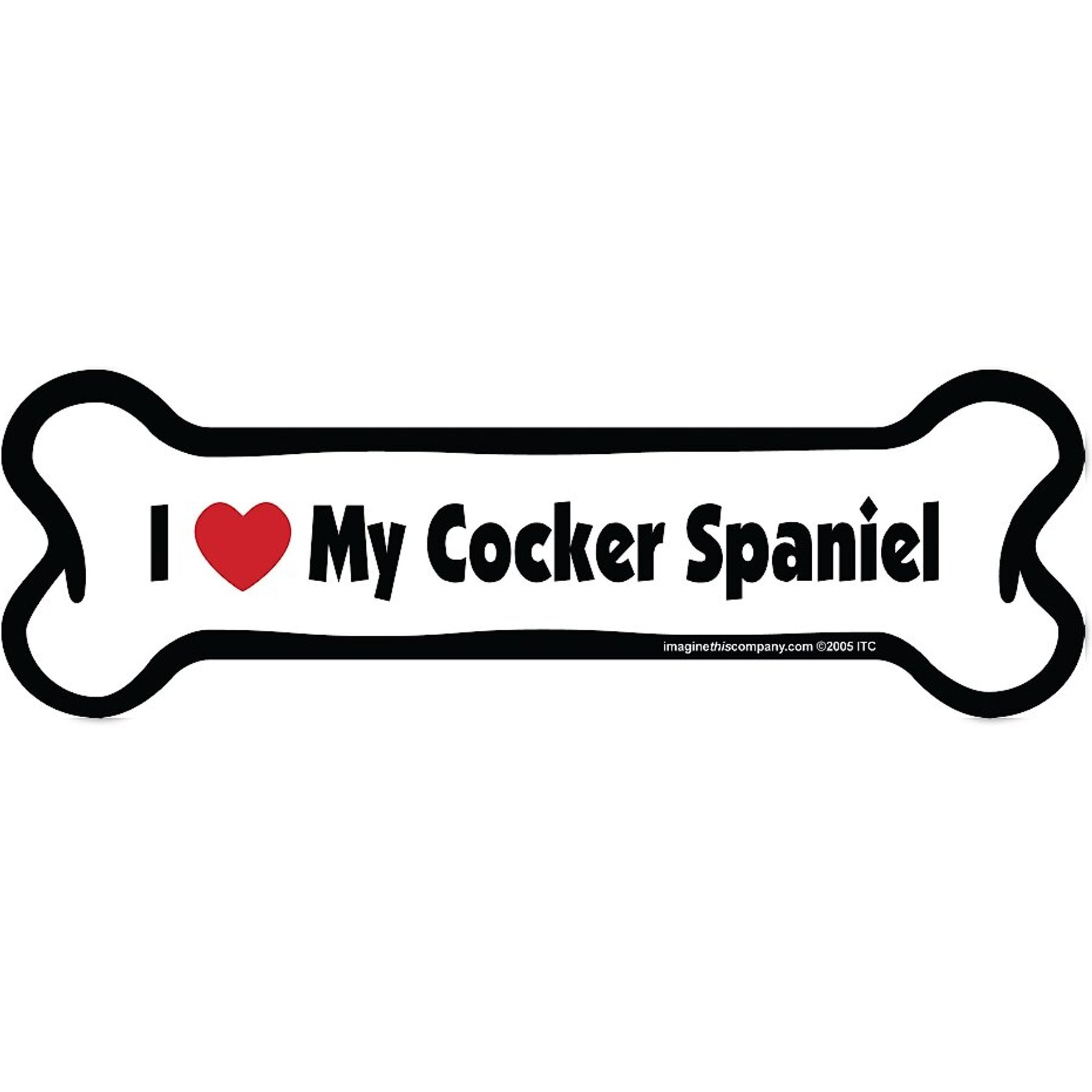 Imagine This Company Bone Magnet, Cocker Spaniel