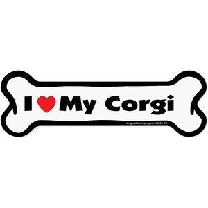 Imagine This Company Bone Magnet, Corgi