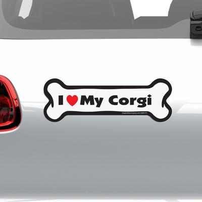 Show full view: Imagine This Company Bone Magnet, Corgi slide 3 of 6
