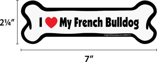 Show full view: Imagine This Company Bone Magnet, French Bulldog slide 2 of 6