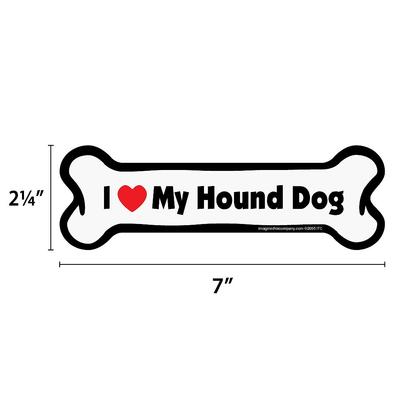 Show full view: Imagine This Company Bone Magnet, Hound Dog slide 2 of 5