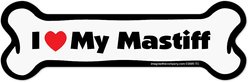 Imagine This Company Bone Magnet, Mastiff