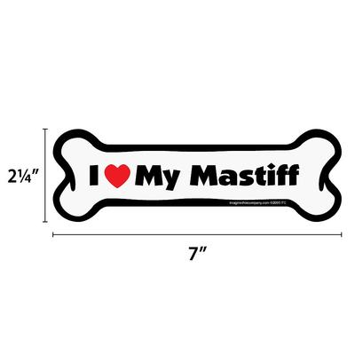 Show full view: Imagine This Company Bone Magnet, Mastiff slide 2 of 5