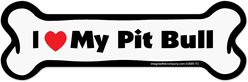 Imagine This Company Bone Magnet, Pit Bull