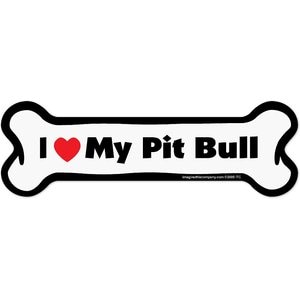 Imagine This Company Bone Magnet, Pit Bull