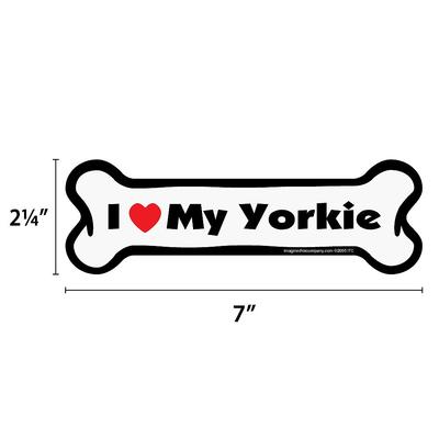 Show full view: Imagine This Company Bone Magnet, Yorkie slide 2 of 6