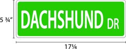 Imagine This Company Dog Breed Street Sign, Dachshund slide 2 of 4