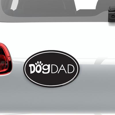 Show full view: Imagine This Company "Dog Dad" Magnet, Oval Shape slide 3 of 4