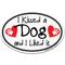 Show in main carousel: Imagine This Company "I Kissed a Dog" Magnet, Oval Shape slide 1 of 4
