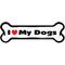 Show in main carousel: Imagine This Company "I Love My Dogs" Magnet, Bone Shape slide 1 of 5