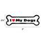 Show in main carousel: Imagine This Company "I Love My Dogs" Magnet, Bone Shape slide 2 of 5