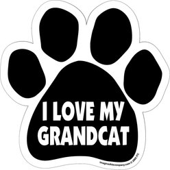 Imagine This Company "I Love My GrandCat" Magnet, Paw Shape