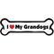 Show in main carousel: Imagine This Company "I Love My Grandogs" Magnet, Bone Shape slide 1 of 5