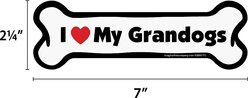 Imagine This Company "I Love My Grandogs" Magnet, Bone Shape slide 2 of 4