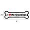 Show in main carousel: Imagine This Company "I Love My Grandogs" Magnet, Bone Shape slide 2 of 5