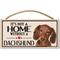 Show in main carousel: Imagine This Company "It's Not a Home Without" Wood Breed Sign, Dachshund slide 1 of 6