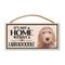 Show in main carousel: Imagine This Company "It's Not a Home Without" Wood Breed Sign, Labradoodle slide 1 of 6