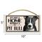 Show in main carousel: Imagine This Company "It's Not a Home Without" Wood Breed Sign, Pit Bull slide 2 of 6