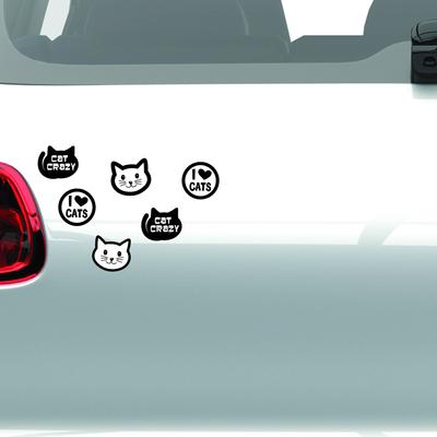 Show full view: Imagine This Company Mini-Cats Car Magnet, 6 count slide 3 of 5