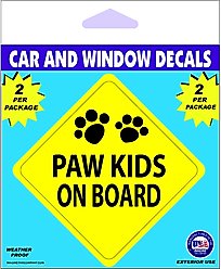 Imagine This Company "Paw Kids" Car Window Decal