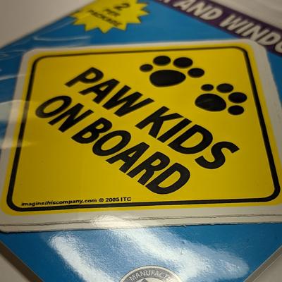 Show full view: Imagine This Company "Paw Kids" Car Window Decal slide 4 of 4