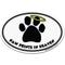 Show in main carousel: Imagine This Company " Paw Prints In Heaven" Magnet, Oval Shape slide 1 of 5