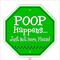 Show in main carousel: Imagine This Company "Poop Happens" Garden Sign slide 1 of 5