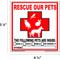 Show in main carousel: Imagine This Company "Rescue Our Pets" Decal & Wallet Card Kit slide 2 of 5