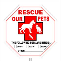 Imagine This Company "Rescue Our Pets" Garden Sign, Standard slide 1 of 4