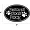 Show in main carousel: Imagine This Company "Rescued Dogs Rock" Magnet, Oval Shape slide 3 of 5