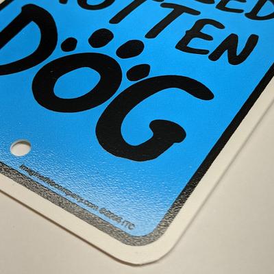 Show full view: Imagine This Company "Spoiled Dog" Mini Garden Sign slide 4 of 4