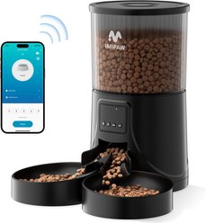IMIPAW 2.4G & 5G WiFi Dual Automatic Cat & Dog Feeder, 4-L