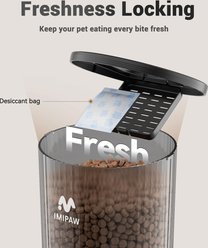 IMIPAW 2.4G & 5G WiFi Dual Automatic Cat & Dog Feeder, 4-L slide 2 of 9