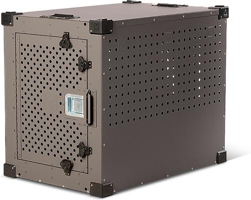 Impact Dog Crates High Anxiety Single Door Aluminum Dog Crate, Gray