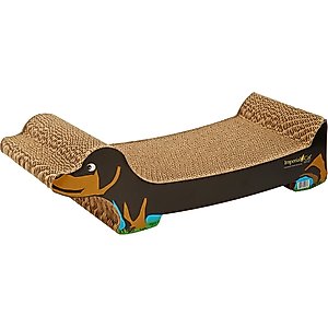 Imperial Cat Dachshund Cat Scratching Board, Large, Black