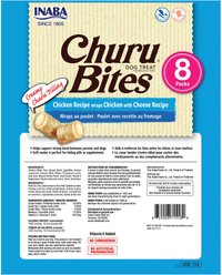 Inaba Churu Bites Wraps Chicken with Cheese Recipe Grain-Free Soft & Chewy Dog Treats, 0.42-oz, pack of 8 slide 2 of 7