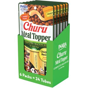 Inaba Churu Chicken Recipe Dog Food Topper, 24 count