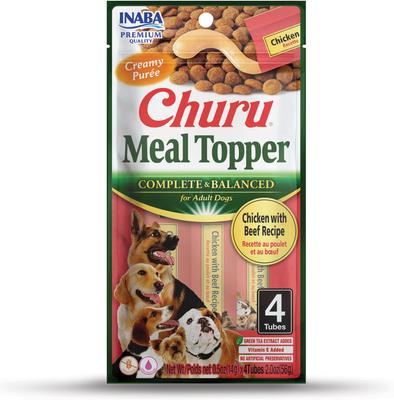 Show full view: Inaba Churu Chicken with Beef Recipe Dog Food Topper, 24 count slide 3 of 10